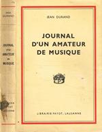 Journal d'un amateur de musique. (1930-1940)