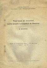 Vent'anni di foniatria nella scuola Logopatici di Genova. Estratto da L'Informatore Medico sez.clin.scient.volume X anno 1955