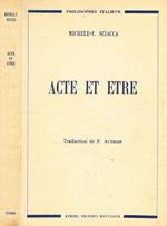 Acte et etre