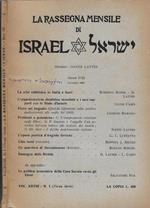 La Rassegna Mensile di Israel gennaio 1962