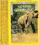The National Geographic Magazine. Volume 135 number 2, 3, 6. Volume 136 number 1, 2, 5. 1969