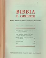 Bibbia e Oriente - Anno 13 - Fasc. 1 - 2 - 4/5 - 6 - 1971. Rivista bimestrale per la conoscenza della Bibbia