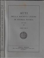 Atti della Società ligure di storia patria Nuova serie XI (LXXXV) Fasc. II