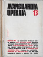 Avanguardia operaia anno 1971 N. 13, 16, 17, 18, 20