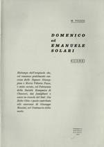 Domenico ed Emanuele Solari. Ricordi