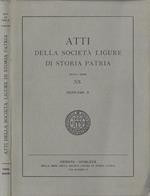 Atti della Società Ligure di Storia Patria nuova Serie. Vol. XX (XCIV) - Fasc. II