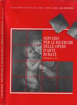 Servizio per le ricerche delle opere d'arte rubate bollettino n. 17