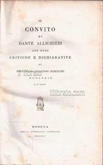 Il convito con note critiche e dichiarative di Fortunato Cavazzoni Pederzini modenese e d'altri