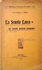 La scuola laica nel concetto moderno pedagogico