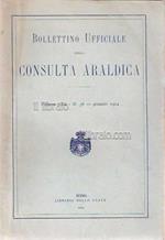 Bollettino Ufficiale della Consulta Araldica. Volume VIII, n° 38 (gennaio 1924)