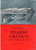 Diario critico. Estetica critica linguistica