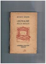 Cronache della ribalta 1914-1922