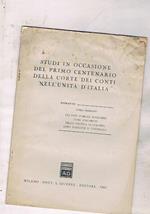 Gli enti pubblici economici come strumenti della politica di sviluppo, loro posizione e controllo. Estratto da Studi in occasione del primo centenario della Corte dei Conti nell'Unità d'Italia