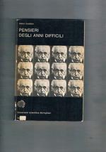 Pensieri degli anni difficili