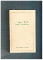 Nord e Sud quasi trent'anni. Indice degli articoli