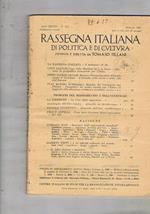 Rassegna italiana, mensile di politica letteraria e artistica. Annata 1951 completa in 10 numeri (i mesi di luglio-agosto-settembre in un solo fascicolo)