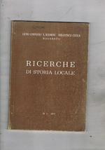 Ricerche di storia locale n° 1 1977. Ricerca su La società e la cultura roveretana nella Iia metà del '700