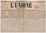 L' Unione. Giornale quotidiano. 17 marzo 1860