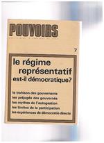 Le régime représentatif est-il démocratique? N° 7 della rivista Pouvoirs