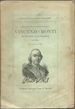 Vincenzo Monti. Le lettere e la politica in Italia dal 1750 al 1830. (Triennio 1778-1780)