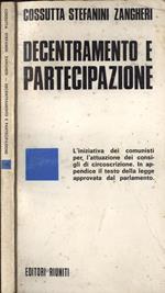 Decentramento e partecipazione