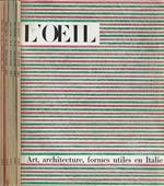 L' Oeil Anno 1962 N° 85, 865, 87, 88, 89. Revue d'art