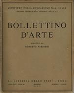 Bollettino d'Arte. Serie Terza - Anno XXV, 1931