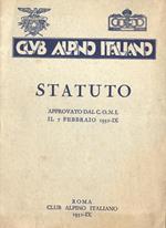 Statuto. approvato dal C. O. N. I. il 7 febbraio 1931