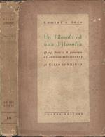 Un filosofo ed una filosofia. Luigi Botti e il principio di autocontraddizione