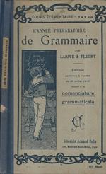 L' année préparatoire de Grammaire