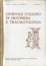 Giornale italiano di ortopedia e traumatologia Anno 1980 Volume VI Fascicolo 3. Organo ufficiale della Società Italiana di Ortopedia e Traumatologia