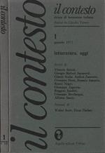 Il Contesto – Anno 1 Gennaio 1977 n.1. Rivista di letteratura italiana