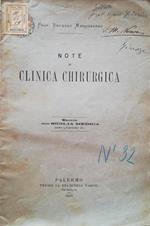 Note di clinica chirurgica