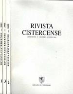 Rivista Cistercense N.1-2-3 Anno Xviii Del 2001. Periodico Quadrimestrale Di Letteratura,Storia,Arte,Liturgia,Spiritualita',Cultura E Vita Monastica Di: Sante