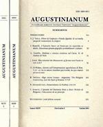 Augustinianum Anno Xliv - 2004 Fasc.I-Ii. Periodicum Semestre Instituti Patristici Augustinianum Di: Vittorino Grossi A Cura Di