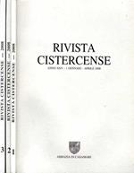 Rivista Cistercense N.1-2-3 Anno Xxv Del 2008. Periodico Quadrimestrale Di Letteratura,Storia,Arte,Liturgia,Spiritualita',Cultura E Vita Monastica Di: Sante