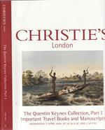 THE Quentin Keynes Collection, Part I Imporrtant Travel Books And Manuscripts Di: ChristièS