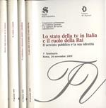 I seminari Vol. I - II - III - IV. Vol. I: Lo stato della tv in Italia e il ruolo della Rai. Il servizio pubblico e la sua identità - Vol. II: Tv, società e costume. La Rai come rappresentazione e traino della realtà culturale, civileed etica del Pae d