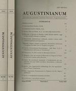 Augustinianum. Periodicum Semestre Instituti Patristici Augustinianum Di: Vittorino Grossi A Cura Di