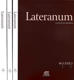 Lateranum N.I Ii Iii Del 2006. Facolta' Di Teologia
