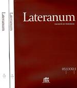 Lateranum N.I,Ii/Iii Del 2005. Facolta' Di Teologia