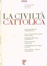 La civiltà cattolica. Quindicinale anno 164, 19 settembre 2013