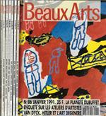 Beaux Arts Anno 1991 N° 86, 87, 88, 89, 90, 91, 92