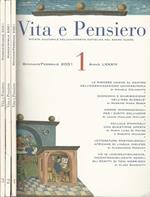 Vita e Pensiero Anno LXXXIV-N° 1, 2, 3. Rivista culturale dell'Università Cattolica del Sacro Cuore