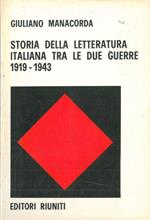 Storia della letteratura italiana tra le due guerre (1919-1943)