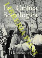 La Critica Sociologica. N. 17. Primavera 1971