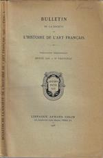 Bulletin de la Société de l'Histoire de l'Art français Année 1926 – I fascicule
