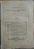 Todhunter I. Elementi Di Trigonometria Con Molti Esempi. Versione Dall’Inglese Con Aggiunte Di Vito Eugenio