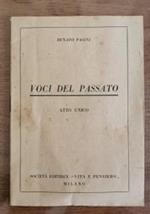 Voci del passato atto unico