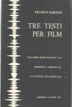 Tre testi per film